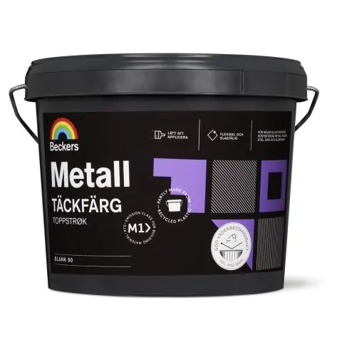 Snabb frakt Beckers Metall Täckfärg